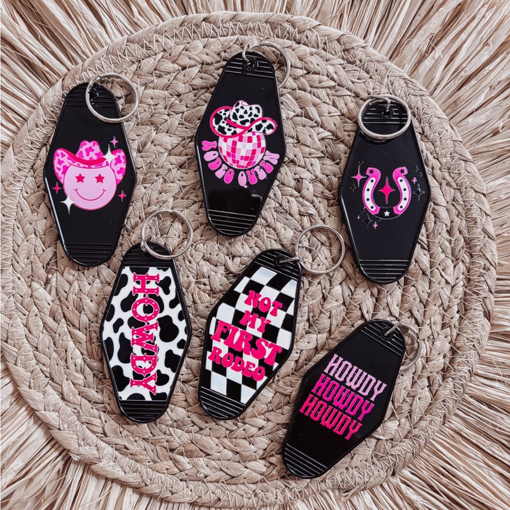 Retro keychains